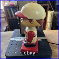 Vtg Cincinnati Reds Bobblehead Made In Japan Red Base Nodder 1960's Baseball