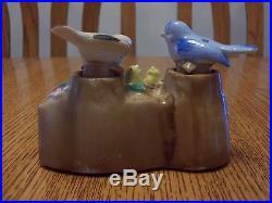 Vtg Cute Mom & Dad & Baby Chicks BIRD Bobblehead Nodders Salt And Pepper Shakers