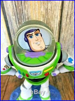 Vtg Disney Store Exclusive Buzz Lightyear Bobblehead Photo Frame Head Toy Story