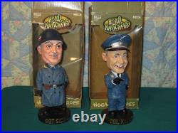 Vtg Hogan's Heroes Sgt Schultz Col Klink 2002 NECA Head Knockers Bobblehead