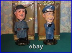Vtg Hogan's Heroes Sgt Schultz Col Klink 2002 NECA Head Knockers Bobblehead
