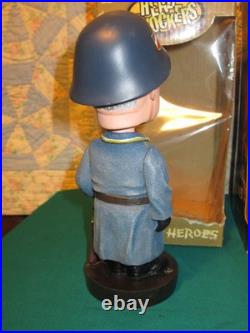 Vtg Hogan's Heroes Sgt Schultz Col Klink 2002 NECA Head Knockers Bobblehead