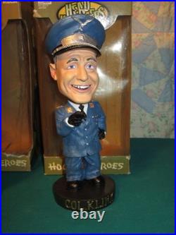 Vtg Hogan's Heroes Sgt Schultz Col Klink 2002 NECA Head Knockers Bobblehead