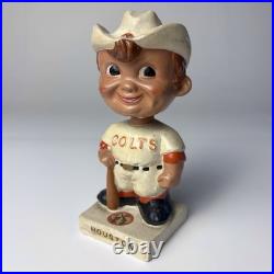 Vtg Houston Colt. 45s MLB Bobblehead/Nodder, White Jersey, Square Base'62-'63