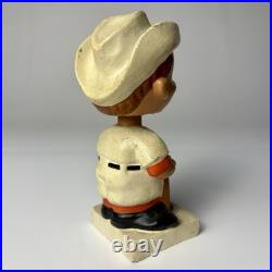 Vtg Houston Colt. 45s MLB Bobblehead/Nodder, White Jersey, Square Base'62-'63
