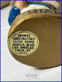 Vtg Houston Oilers sports specialties bobble head original box 60s Gold Base