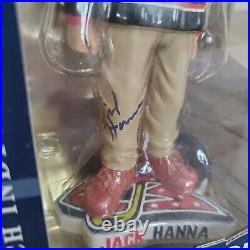 Vtg JACK HANNA Columbus Blue Jackets SIGNED Bobblehead Special Limited Edition