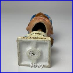 Vtg Los Angeles Dodgers MLB Bobblehead/Nodder, White Jersey, Square Base'61-'63
