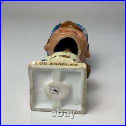 Vtg Los Angeles Dodgers MLB Bobblehead/Nodder, White Jersey, Square Base'61-'63