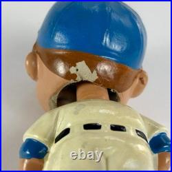 Vtg Los Angeles Dodgers MLB Bobblehead/Nodder, White Jersey, Square Base'61-'63