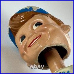 Vtg Los Angeles Dodgers MLB Bobblehead/Nodder, White Jersey, Square Base'61-'63