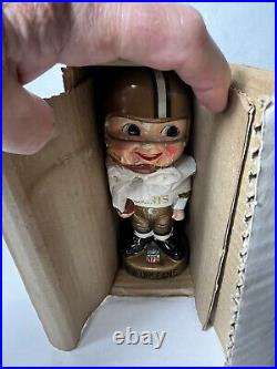 Vtg New Orleans Saints sports specialties bobble head 60s Nos
