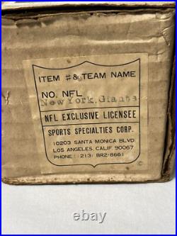 Vtg New York Giants bobble head in original box 60s Nos