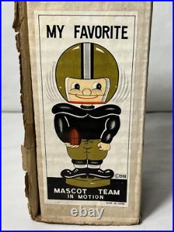 Vtg New York Giants bobble head in original box 60s Nos