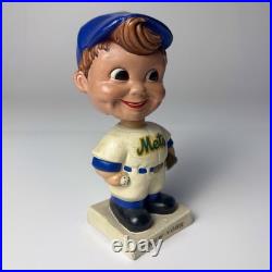 Vtg New York Mets MLB Bobblehead/Nodder, White Jersey and Square Base'61-'63