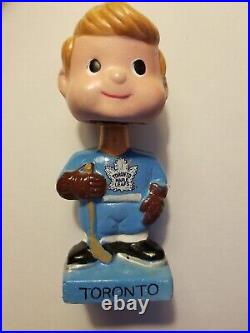 Vtg Nos 1962 NHL Toronto Maple Leafs Hockey Bobblehead Nodder Bobble Head Japan Vtg Nos 1962 NHL Toronto Maple Leafs Hockey Bobblehead Nodder Bobble Head Japan
