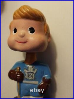 Vtg Nos 1962 NHL Toronto Maple Leafs Hockey Bobblehead Nodder Bobble Head Japan Vtg Nos 1962 NHL Toronto Maple Leafs Hockey Bobblehead Nodder Bobble Head Japan