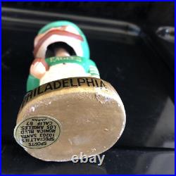 Vtg Philadelphia Eagles sports specialties bobble Head Nodder 1967 gold base Vtg Philadelphia Eagles sports specialties bobble Head Nodder 1967 gold base