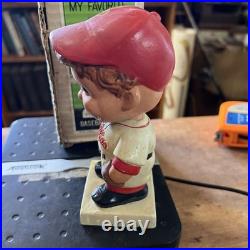 Vtg Philadelphia Phillies 1960's Bobblehead Nodder Original Box