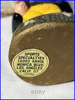 Vtg Pittsburgh Steelers sports specialties bobble head original box gold base Vtg Pittsburgh Steelers sports specialties bobble head original box gold base