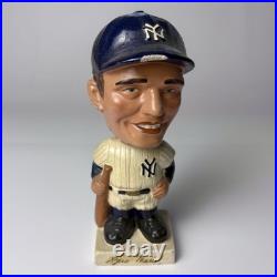 Vtg Roger Maris NY Yankees Bobblehead/Nodder, Embossed Logo, Square Base'61-'63