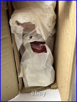 Vtg St. Louis Cardinals bobble head original box 60s Nos