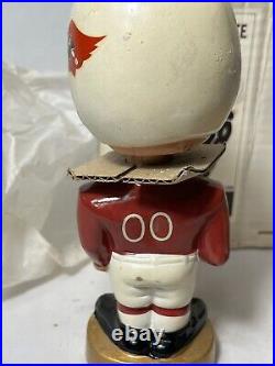 Vtg St. Louis Cardinals bobble head original box 60s Nos