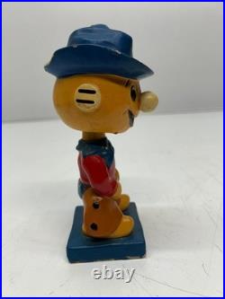 Vtg c1960s Reddy Kilowatt Cowboy Western Bobblehead Nodder Figure Some Chips