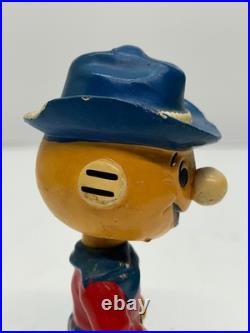 Vtg c1960s Reddy Kilowatt Cowboy Western Bobblehead Nodder Figure Some Chips