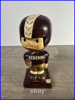 Washington Redskins Square Base Football Bobblehead Nodder Bobbing Head Vintage Washington Redskins Square Base Football Bobblehead Nodder Bobbing Head Vintage