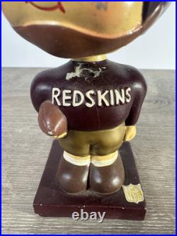 Washington Redskins Square Base Football Bobblehead Nodder Bobbing Head Vintage Washington Redskins Square Base Football Bobblehead Nodder Bobbing Head Vintage