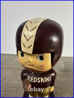 Washington Redskins Square Base Football Bobblehead Nodder Bobbing Head Vintage Washington Redskins Square Base Football Bobblehead Nodder Bobbing Head Vintage