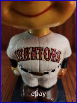 Washington Senators Square Color Base Baseball Nodder Bobble Head 1960 Vintage