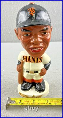 Willie Mays Giants Bobble Head Knodder Toy Figurine Vintage Original 1962 Japan