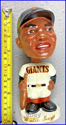 Willie Mays Giants Bobble Head Knodder Toy Figurine Vintage Original 1962 Japan