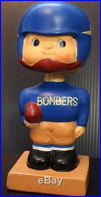 Winnipeg Blue Bombers CFL Football Vintage Original Bobble Head Nodder 1960's